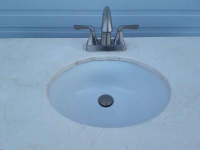 Nice Bathroom Vanity with Moen Faucet Very Clean Like New - Thumbnail 6