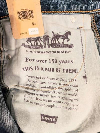 NWT Mens 505 Levis Jeans 30X32 - Thumbnail 6