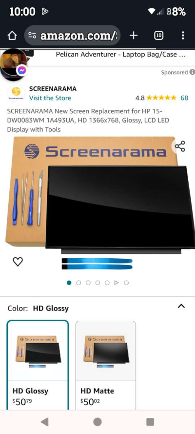 hp laptop need screen replaced - Thumbnail 3