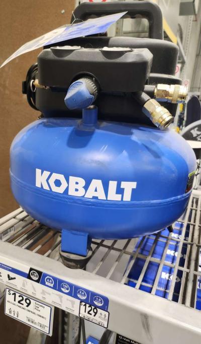 Kobalt Portable Pancake Air Compressor - Thumbnail 2