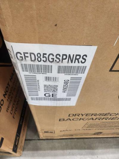 GE Smart Front Load Steam Dryer - Thumbnail 3