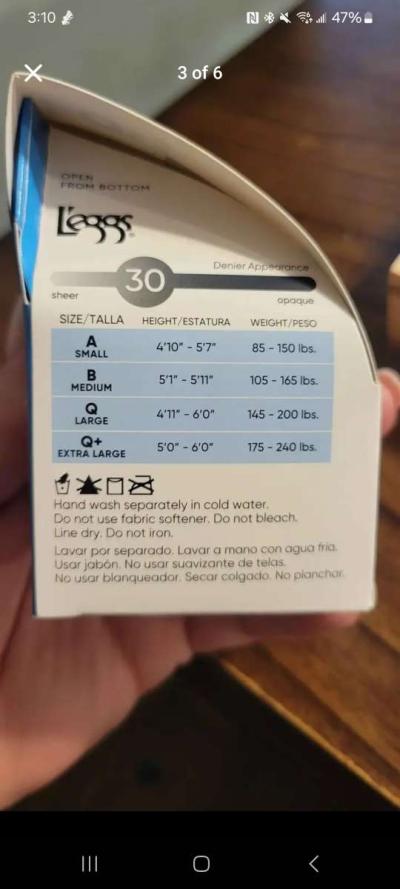 Black large tights - Thumbnail 3