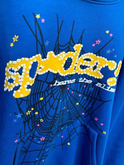 BOGO Free Blue Sp5der Hoodies all sizes - Thumbnail 2