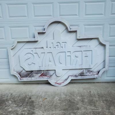 TGI Fridays Plastic Molded Sign  95 x 65  RRR Signs - Thumbnail 5