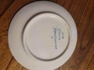 Vintage Blue Hollamd Windmill Mini Plate - Thumbnail 2