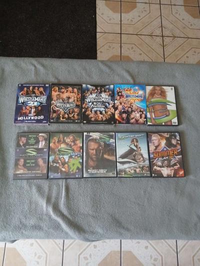 Lot Of 26 WWE And TNA Impact Wrestling DVDs - Thumbnail 4