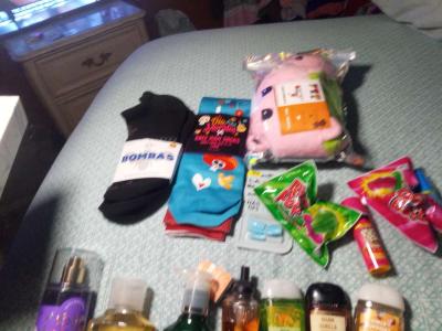 bath body works keychain socks candy - Thumbnail 2