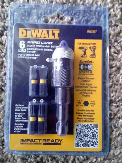 Dewalt Rapid Load Holder With SureSet 6pc - Thumbnail 2