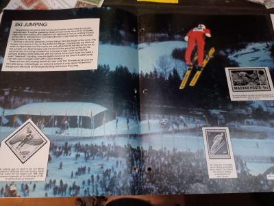 winter Olympics stamp book - Thumbnail 3
