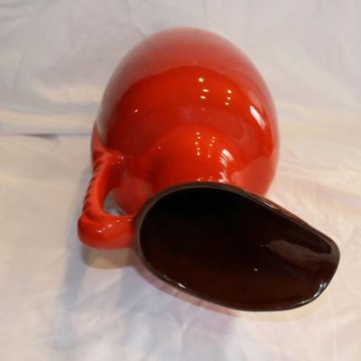 Vintage 17in Frankhoma Red Pitcher 77A - Thumbnail 5