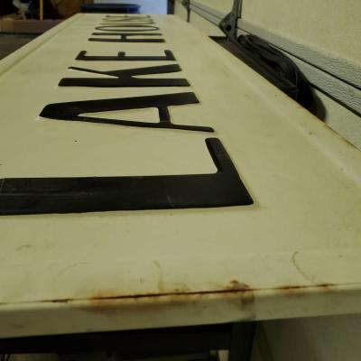 Lake House Metal Sign  48 x 12  Rustic  RRR Signs - Thumbnail 4