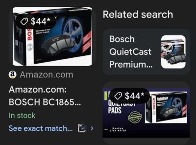 Open Box Unused Bosch Premium Brake Kit - Thumbnail 5