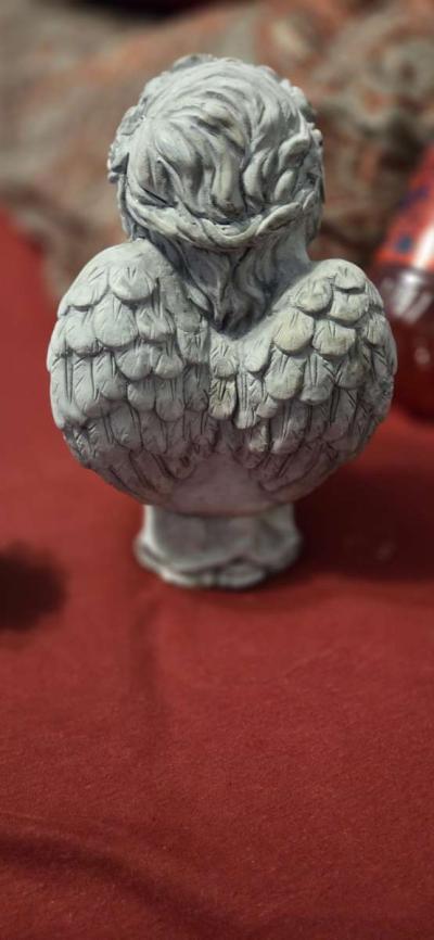 Concrete Cherub Garden Statue - Thumbnail 2