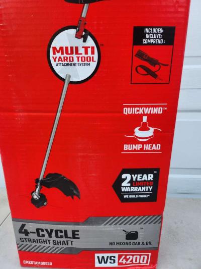 Craftsman WS4200 Weed Trimmer BRAND NEW - Thumbnail 4