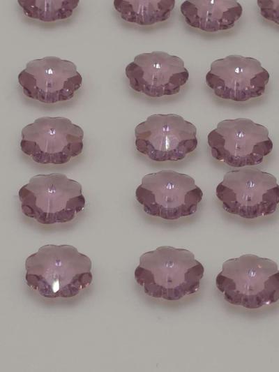 Swarovski 3700 flower 10mm lt amethyst - Thumbnail 3
