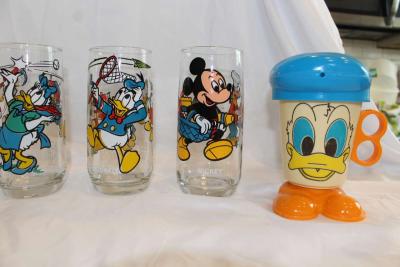 6 Piece Vintage Pepsi Walt Disney Collector Series Drinking - Thumbnail 3