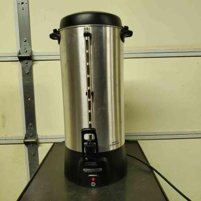 100 Cup Coffee Urn  Percolator Proctor Silex 45100R  RRR Ap - Thumbnail 2