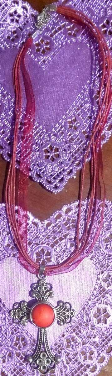 Vintage Cross Necklace - Thumbnail 5