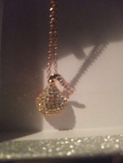Hershey kiss necklace