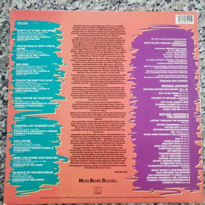Rare Promo Michael Jackson Farewell My Summer Love LP Vinyl - Thumbnail 3