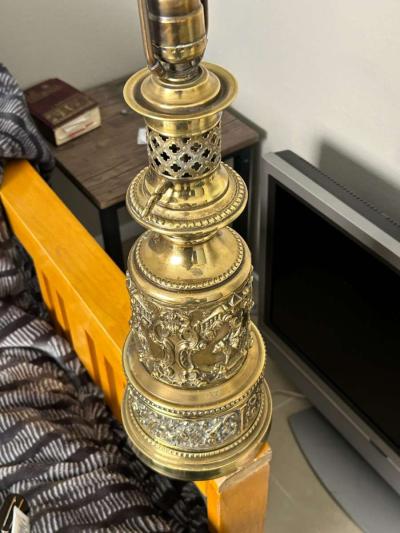 vintage gold lamp - Thumbnail 4