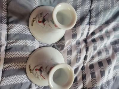 vintage Christmas candles holder - Thumbnail 2