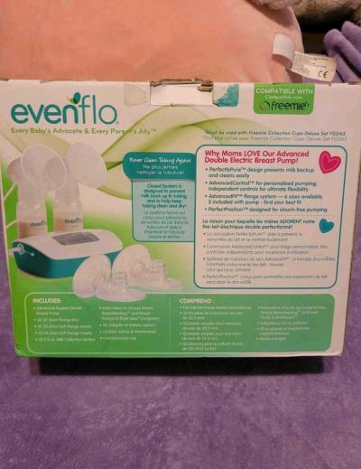 NEW EVENFLO DOUBLE BREAST FEEDING PUMP - Thumbnail 4