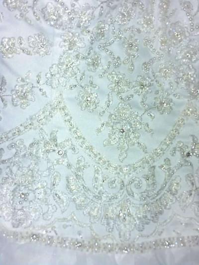 Davids Bridal Wedding dress size 2 strapless - Thumbnail 5