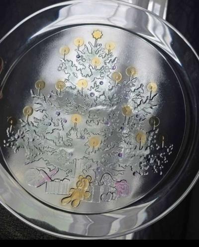 Glass Cookie and Relish serving platters - Thumbnail 3