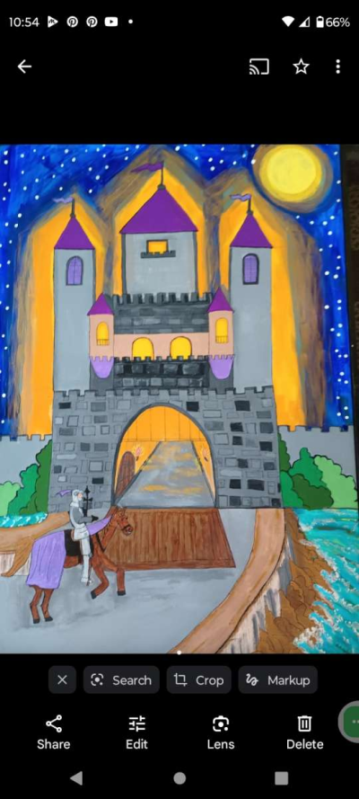 3ft tall Knight Painting - Thumbnail 3