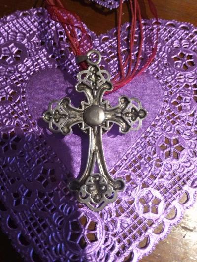 Vintage Cross Necklace - Thumbnail 4