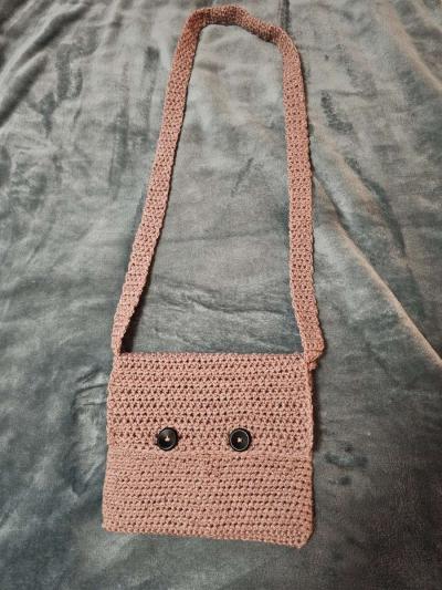Pink Crocheted Crossbody bag - Sulphur Springs, Texas