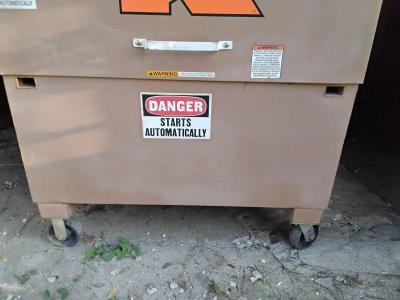 Knaack Gang Box or Job Box HD Caster Wheels OEM Like New - Thumbnail 6