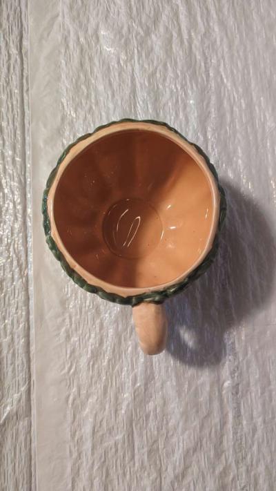 A Semi 3D Orange And Green Carrot Soup Bowl  Vegitable Bowl - Thumbnail 4