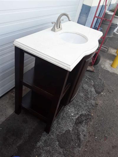 Nice Bathroom Vanity with Moen Faucet Very Clean Like New - Thumbnail 3