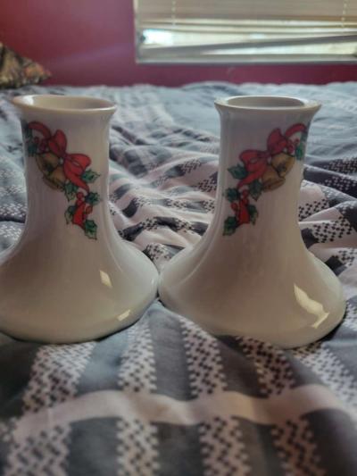 vintage Christmas candles holder - Thumbnail 5