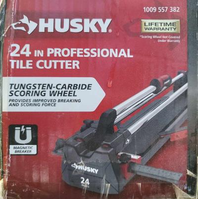 Husky 24 Inch Profesional Tile Cutter - Thumbnail 4