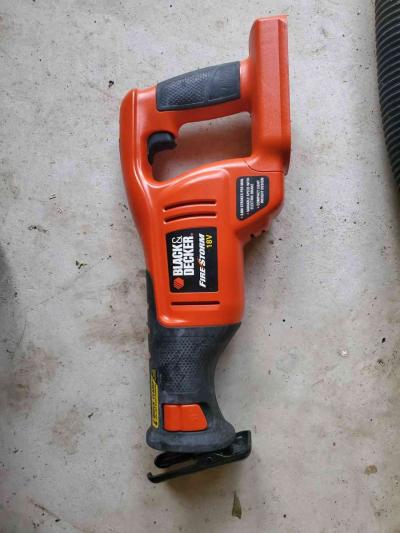 18V Reciprocating Saw  No Battery Or Charger  Black  Decker - Thumbnail 2
