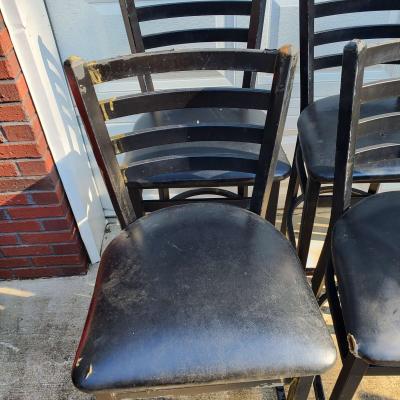 Metal Chairs  Bar Height W Cushioned Seats  RRR Furniture - Thumbnail 2