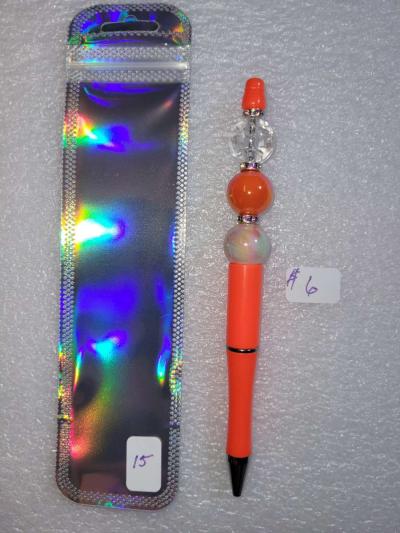 Hand beaded pens    Black ink - Thumbnail 5