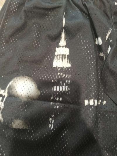 Eric Emanuel Black Skyline Shorts Size Medium - Thumbnail 4