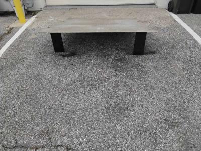 Nice All Aluminum Dock Plate with 4 Handles Like New - Thumbnail 5