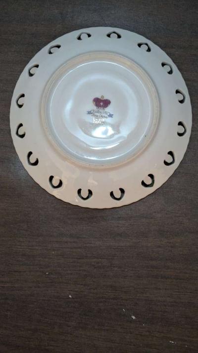 Rare Antique Kelvin Fine China Iridescent Green And White Pl - Thumbnail 4