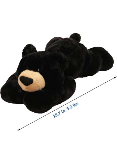 20 inch black bear plush - Thumbnail 3