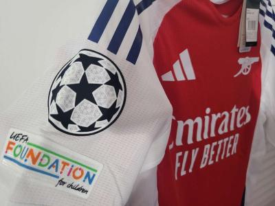 Arsenal Jersey Soccer 2025 Player Version Size M L Saka - Thumbnail 3