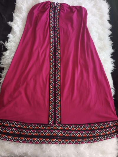 beautiful pink satin feel dress Calvin Clien - Thumbnail 6