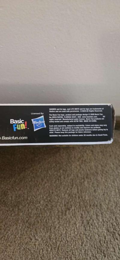 Basic Fun Hasbro Lite Brite 255 Piece Art Set - Thumbnail 5