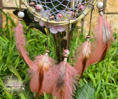 Rose Peach Dream Catcher - Thumbnail 2