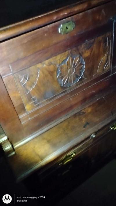 empire desk Eastlake ladies writing secretary desk - Thumbnail 2