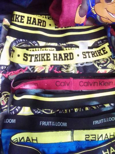 little boys bundle of clothes jeans shirts and boxer briefs - Thumbnail 3